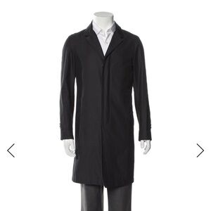 Burberry Men’s Overcoat – Size S – Grey – Excellent Fit & Timeless Style, $1,100